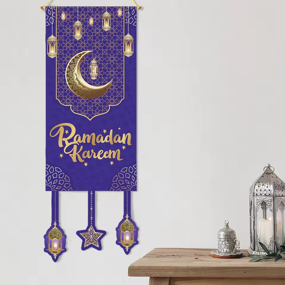 Ramadan Decoratie Hangende Vlag - Banier  ✨