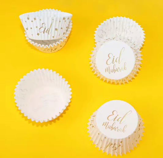 Eid Mubarak Cupcake vormpjes 25 stuks